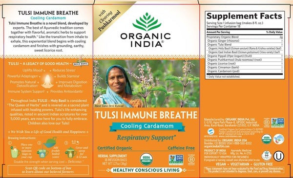 Tulsi Immune Breathe Tea Organic India