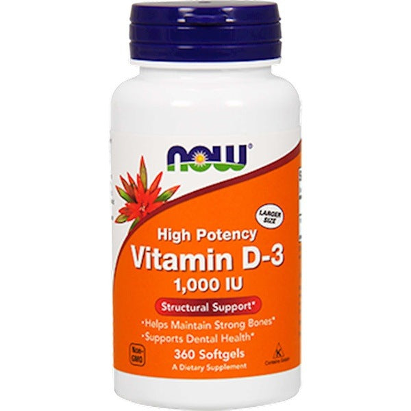 Vitamin D-3 1000 IU NOW