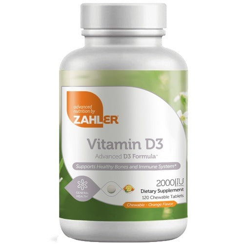 Vitamin D3 2000 IU Advanced Nutrition by Zahler