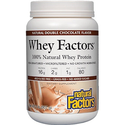 Whey Factors Powder Mix Chocolate Natural Factors