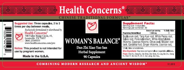 Woman's Balance Health Concerns