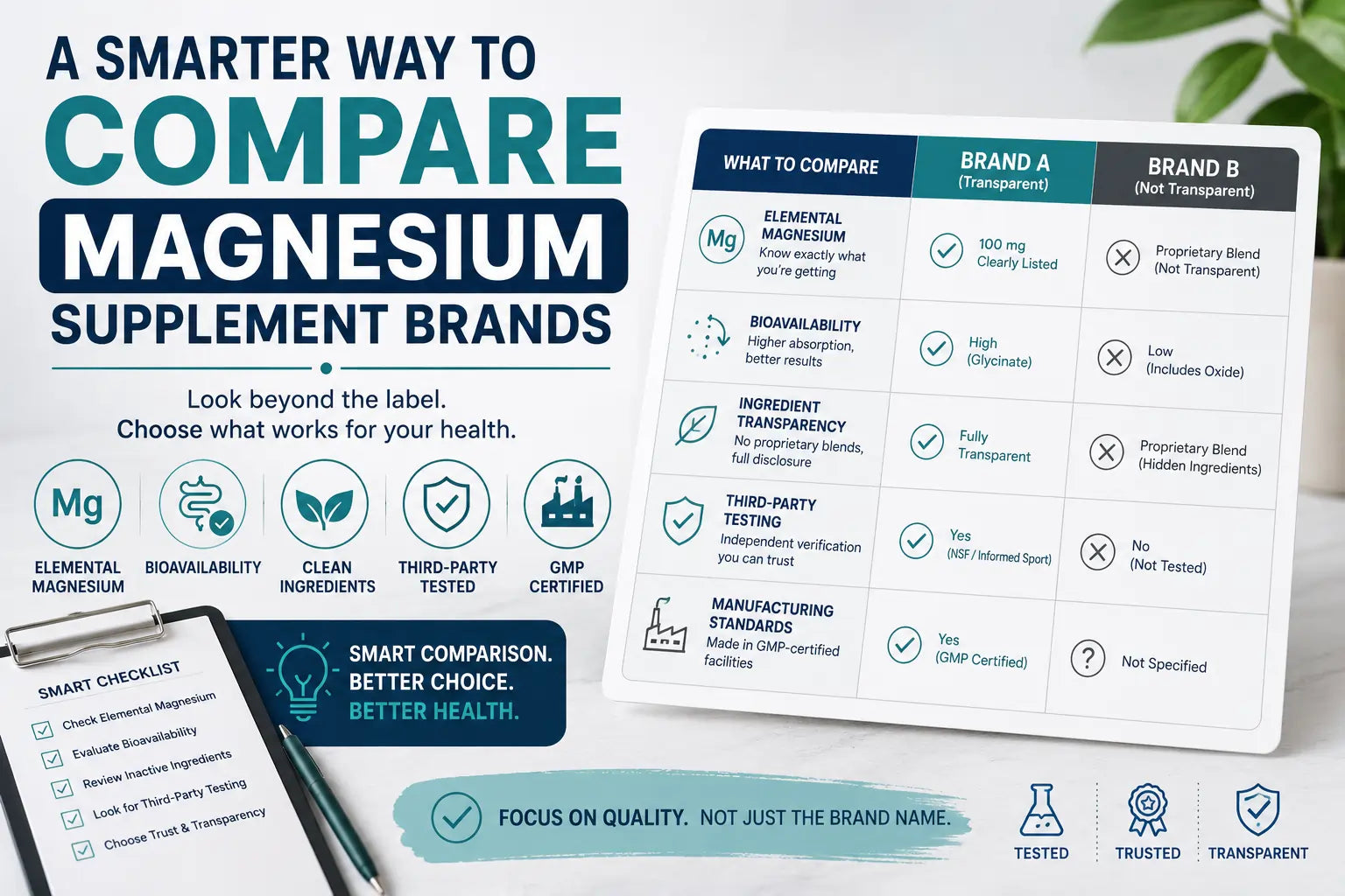 A Smarter Way to Compare Magnesium Supplement Brands