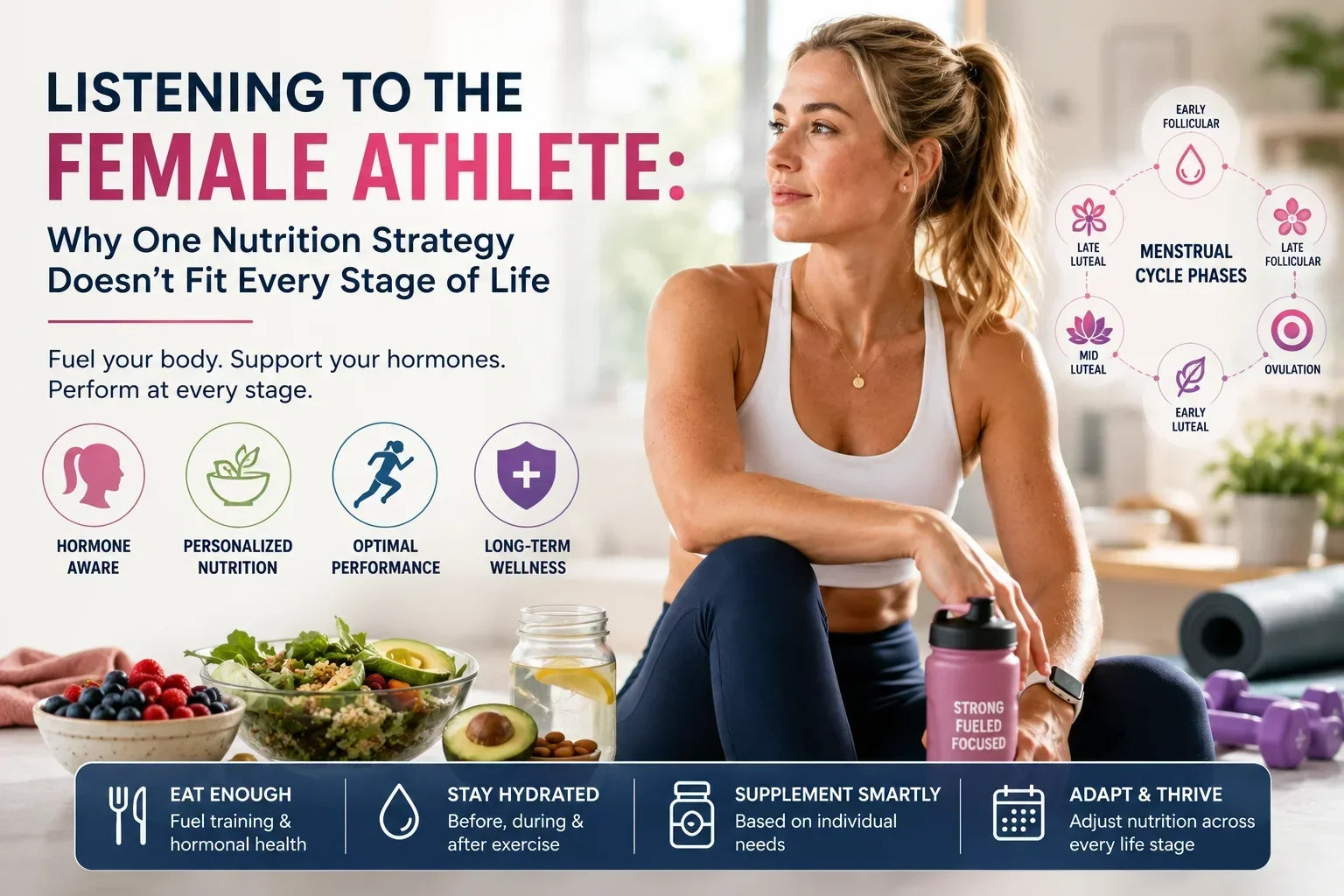 Listening to the Female Athlete: Why One Nutrition Strategy Doesn't Fit Every Stage of Life