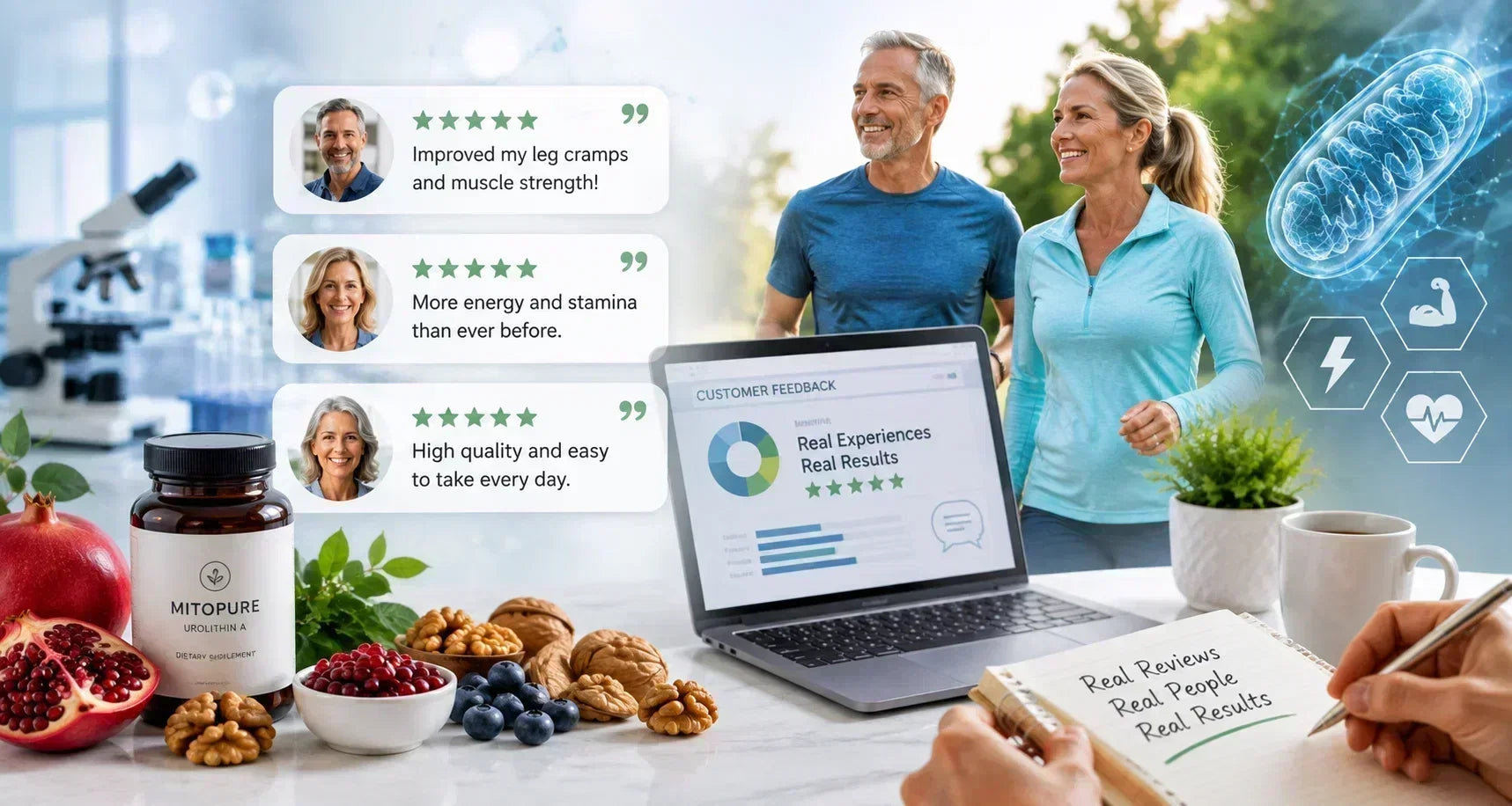 Real-world feedback on the Mitopure Urolithin A supplement