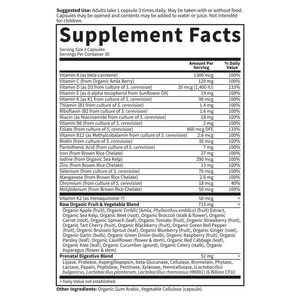 Vitamin Code Raw Prenatal