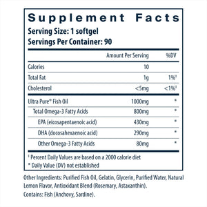 Ultra Pure Fish Oil 800 TG