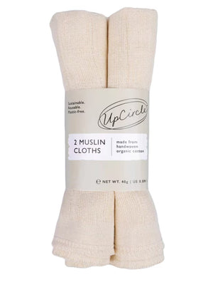 2 Muslin Cloths - 2 Cloths