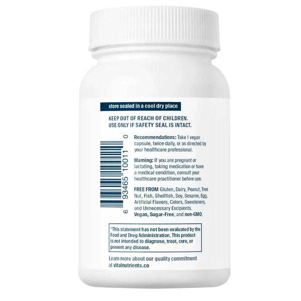 Benefits of 5-HTP 50mg - 60 Capsules | Vital Nutrients | Mood Support and Maintain the Sleep Quality