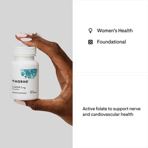 Thorne 5-MTHF 5 mg Women's Health