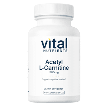 Acetyl L-Carnitine 500mg by Vital Nutrients at Nutriessential.com