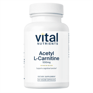 Acetyl L-Carnitine 500mg by Vital Nutrients at Nutriessential.com
