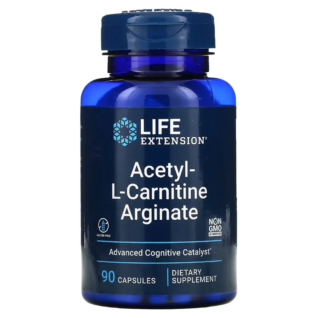 Acetyl-L-Carnitine-Arginate-Life-Extension-90 vegcaps