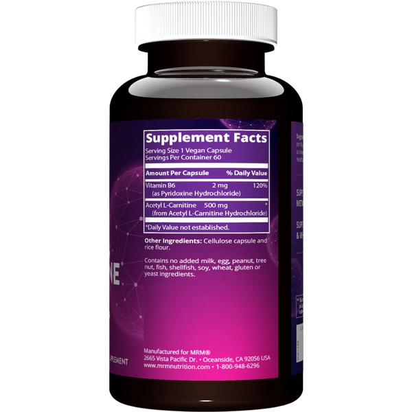 Acetyl L-Carnitine Metabolic Response Modifier