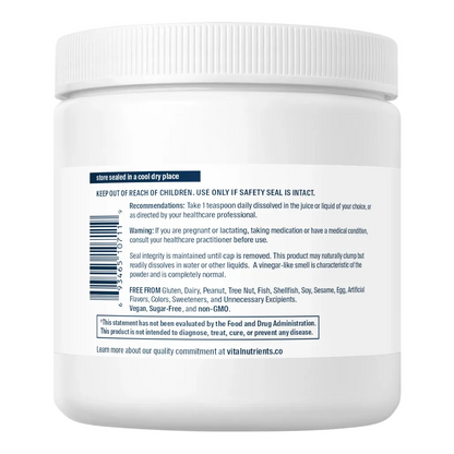 Benefits of Acetyl L-Carnitine Powder - 100 Grams/3.53 OZ | Vital Nutrients | Help Improve Mild Memory Problems