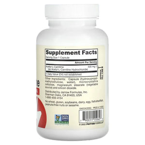 Acetyl L-Carnitine by Jarrow Formulas at Nutriessential.com