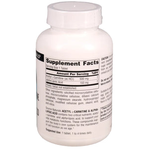 Acetyl L-Carnitine & Alpha-Lipoic Acid