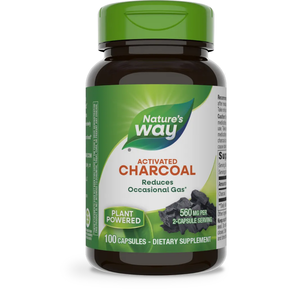 Activated Charcoal 560 mg Natures way