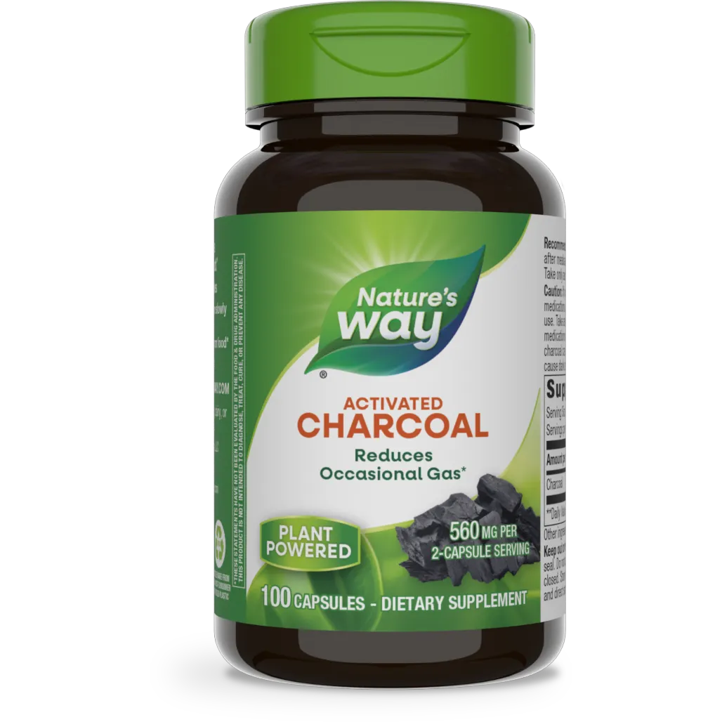 Activated Charcoal 560 mg Natures way