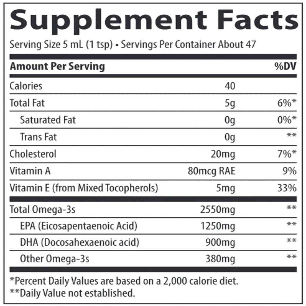 Adult Liquid Omega-3 Trace Minerals Research