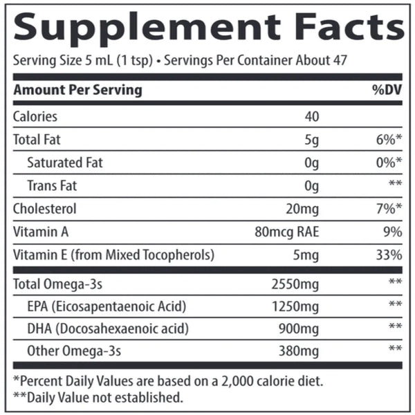 Adult Liquid Omega-3 Trace Minerals Research