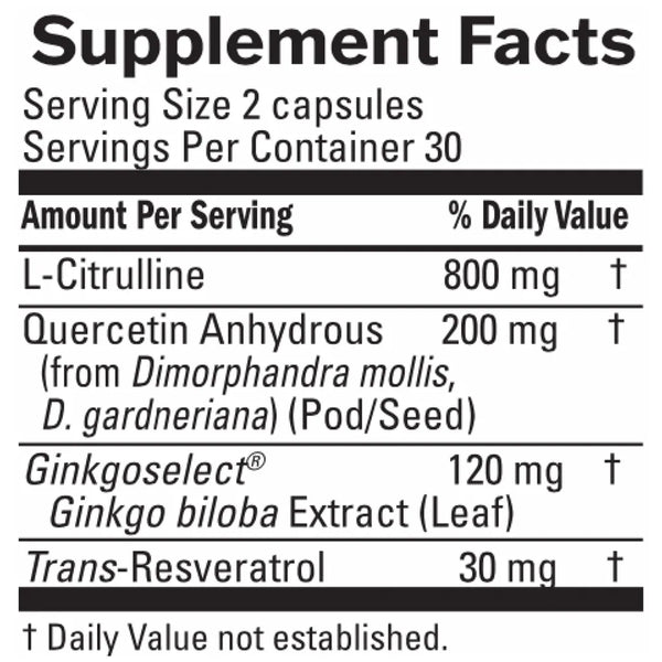 Advanced Blood Flow 60 caps Brain MD