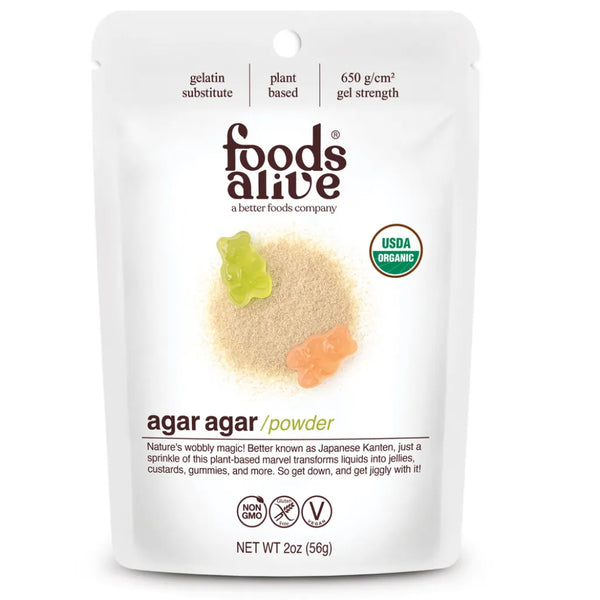 Agar Powder Organic Foods Alive