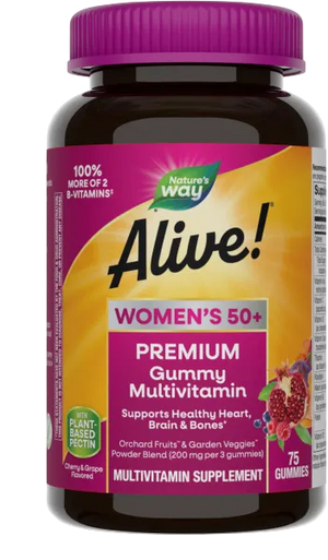 Alive Womens 50+ Premium Gummy Multi-Vitamin
