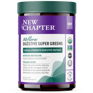 All Flora Digestive Super Greens Powder by New Chapter