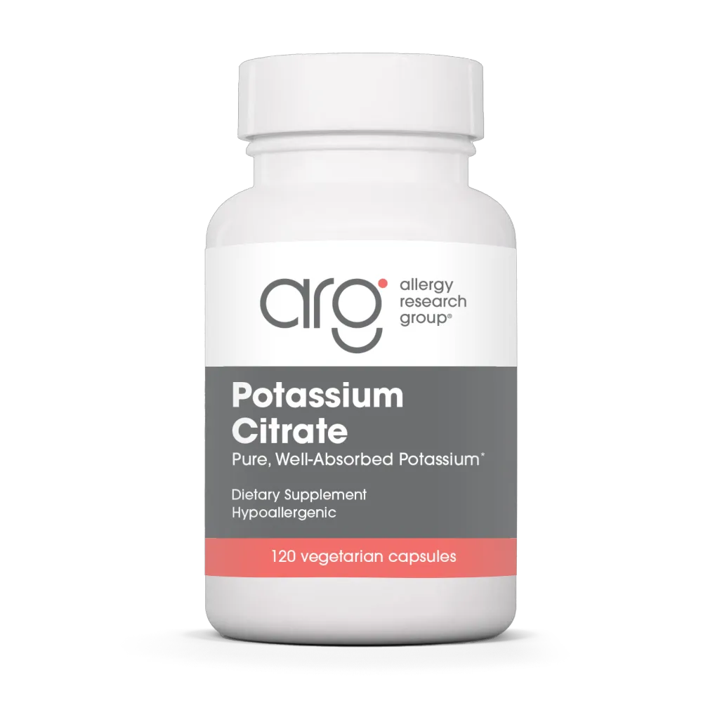 Allergy Research Group Potassium Citrate 99mg - 120 Vegcaps