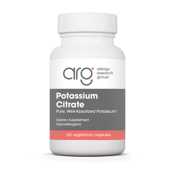 Allergy Research Group Potassium Citrate 99mg - 120 Vegcaps