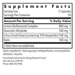 Allergy Research Group Quercetin Bioflavonoids - 100 vegcaps