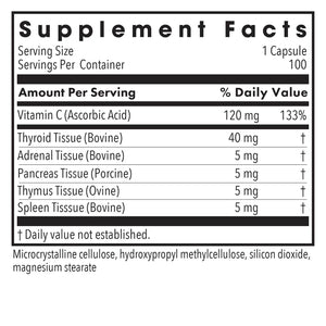 Allergy Research Group TG 100 - 100 caps