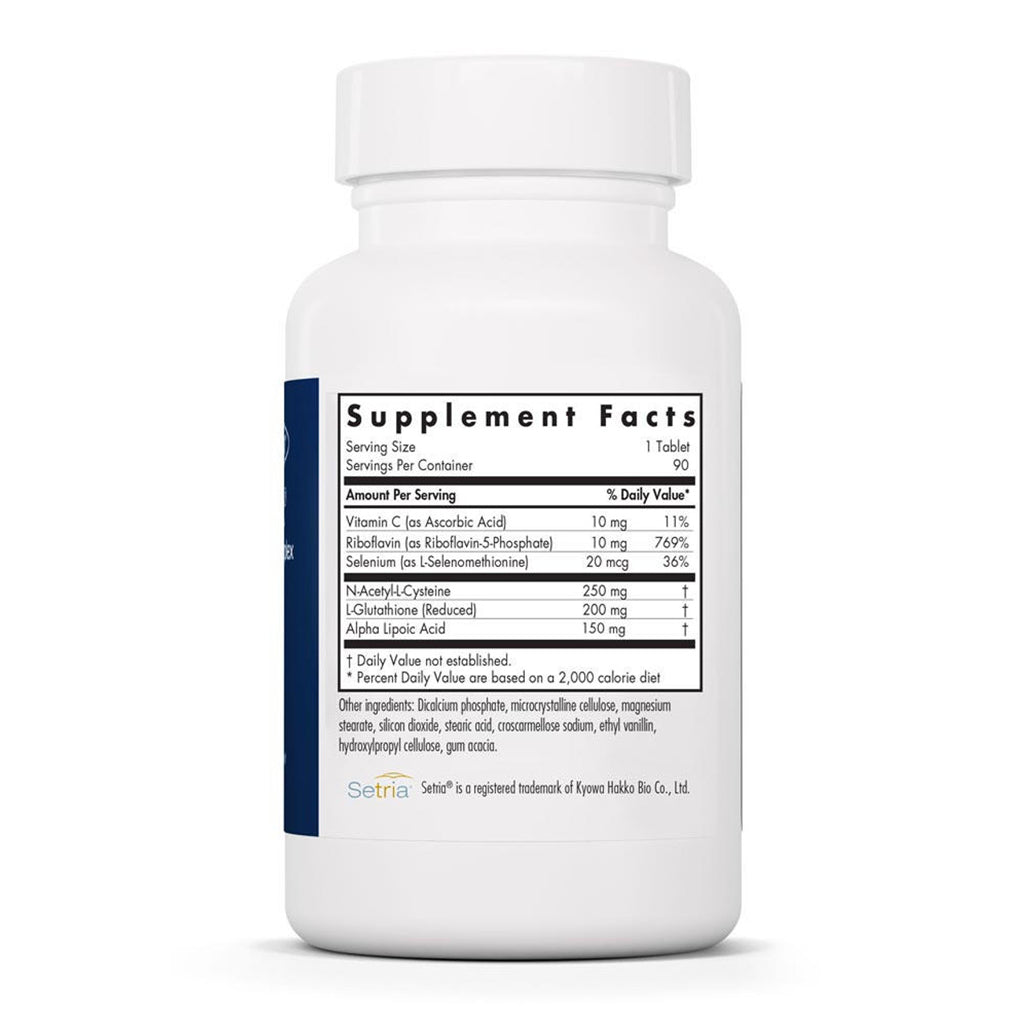 Allergy Research Group ThioDox tabs label