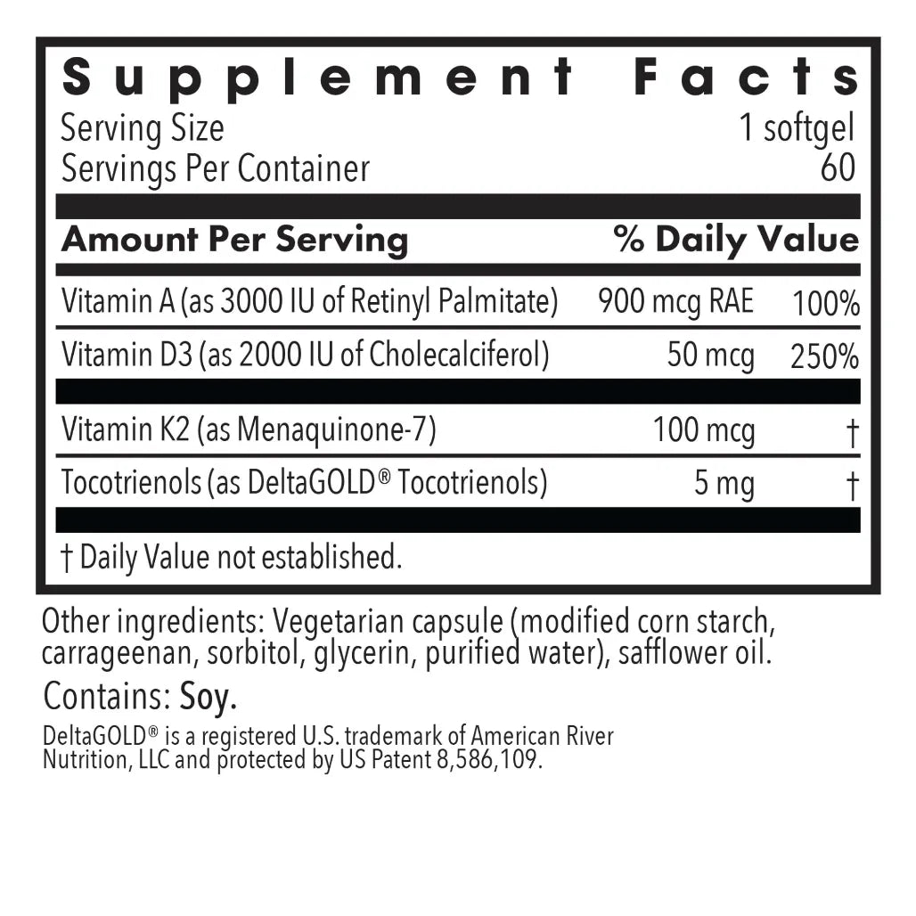 Vitamin D3 Complete 5000 by Allergy Research Group - 120 Veggie Softgels