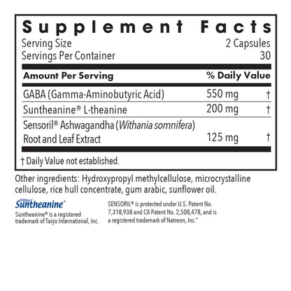 Allergy Research Group Zen Adapt with Sensoril - 60 vegcaps