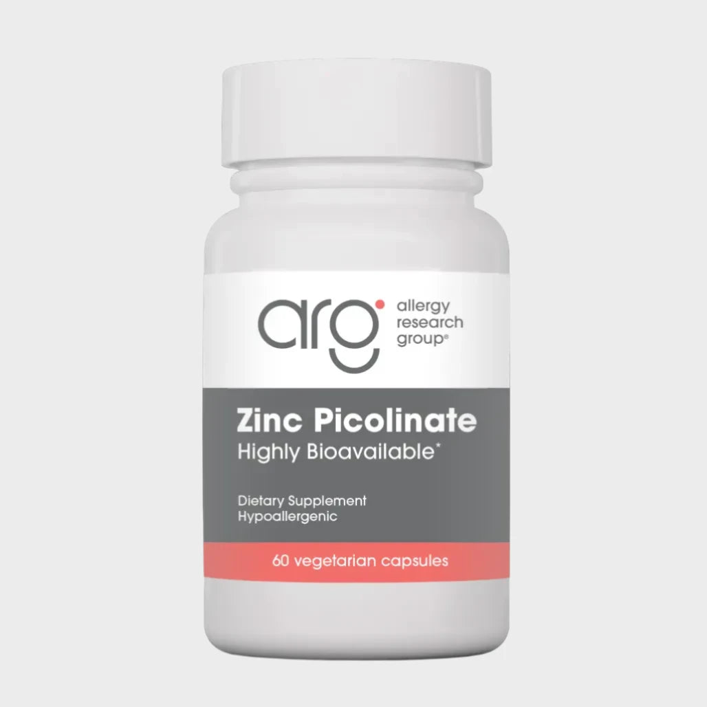 Allergy Research Group Zinc Picolinate 25 mg - 60 vegcaps