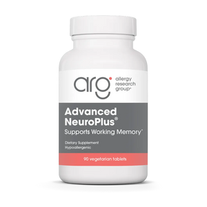 Allergy Research Group Advanced NeuroPlus vegtabs label