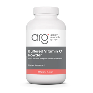 Allergy Research Group Buffered Vitamin C Powder 240 g label