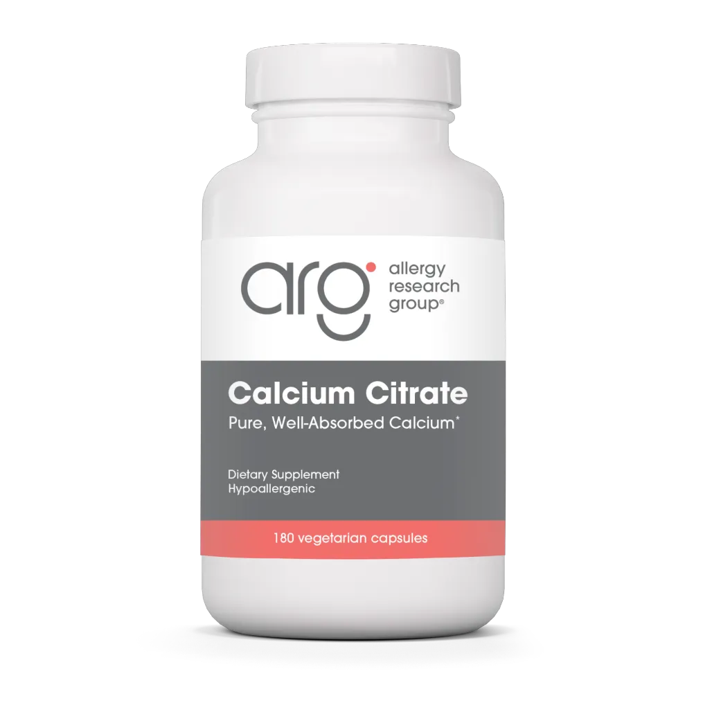 Allergy Research Group Calcium Citrate 150 mg - 180 caps