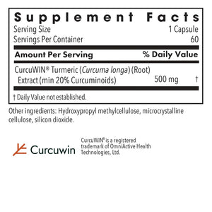 Allergy Research Group CurcuWIN 500 - 60 vegcaps