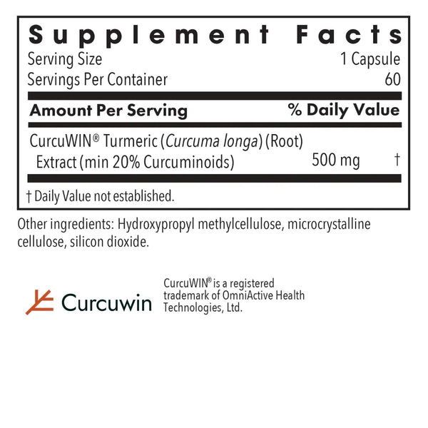 Allergy Research Group CurcuWIN 500 - 60 vegcaps