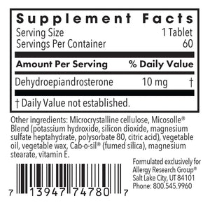 Allergy Research Group DHEA 10 mg - 60 tabs