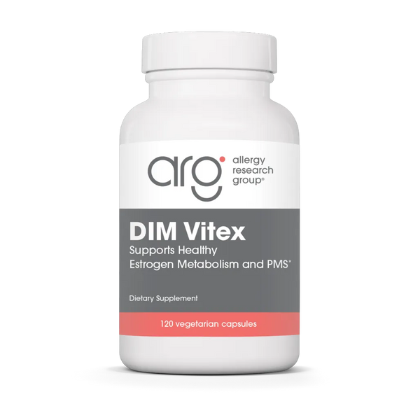Allergy Research Group DIM Vitex PMS Formula vegcaps label