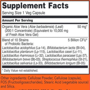 Aloe 10,000 & Probiotics NOW