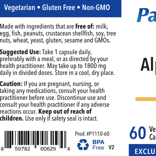 Alpha Lipoic Acid 600 mg patient one