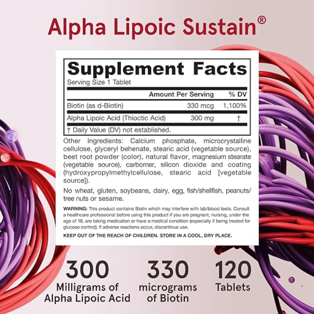 Alpha Lipoic Sustain by Jarrow Formulas at Nutriessential.com