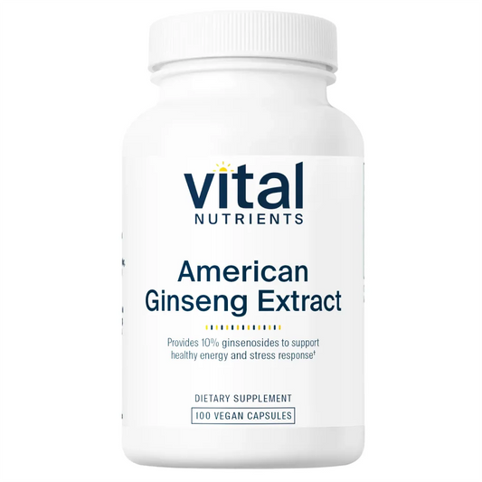 Vital Nutrients American Ginseng Extract 250 mg - Supports a Healthy Immune System During Seasonal Challenges