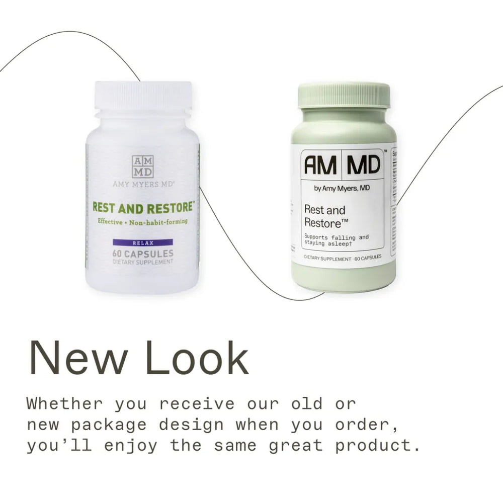 Rest and Restore Amy Myers MD | Sleep formula that supports relaxation and positive mood