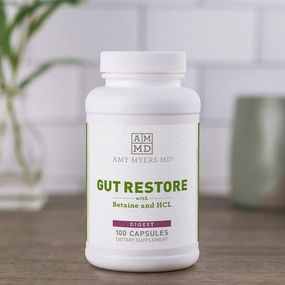 Gut Restore w Betaine & HCL by Amy Myers MD at Nutriessential.com