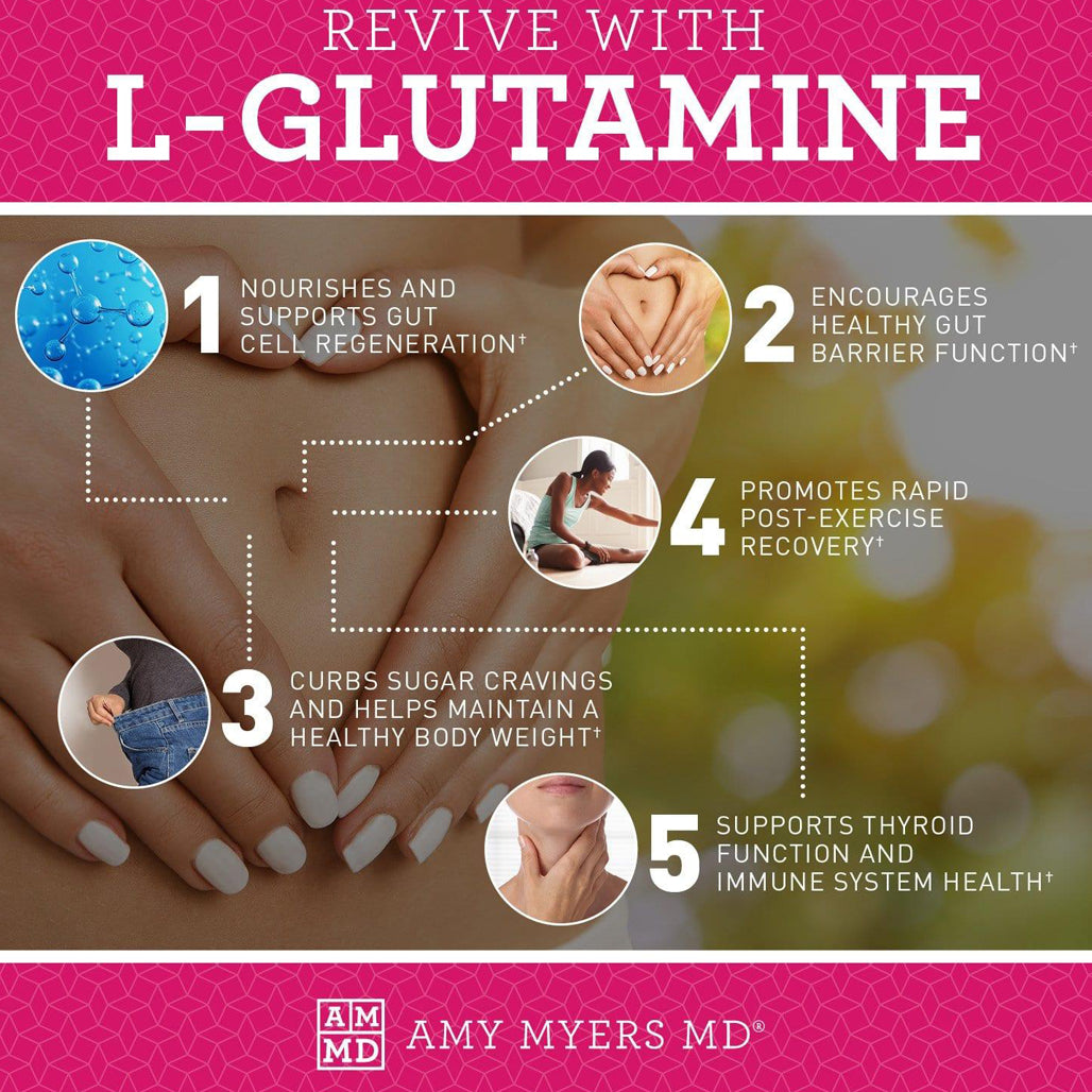 Amy Myers MD L-Glutamine -120 capsules for your gut health